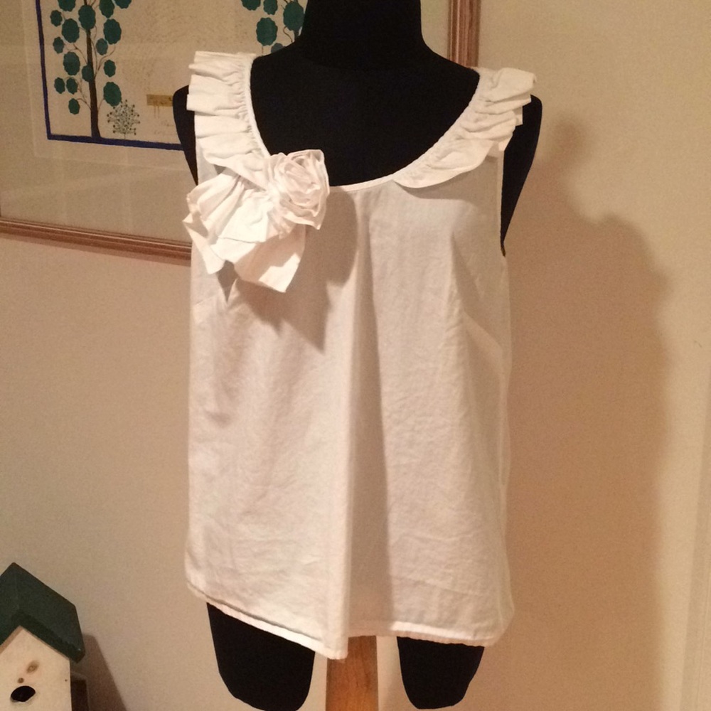 4/$15 SUPER SALE White Cotton Shell